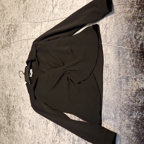 Calvin Klein women's size S long sleeve collared suits top - Picture 2 of 7